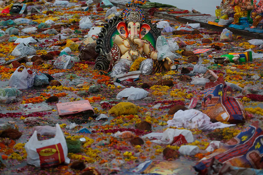 Environmental Impact of Beaches Post-Ganesh Visarjan: A Call for Eco-Friendly Practices